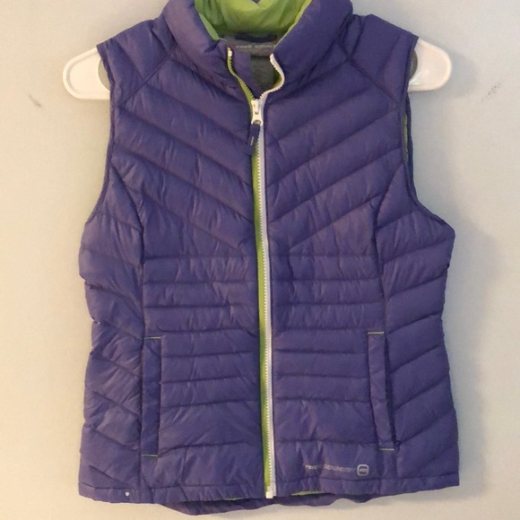 Free Country Purple Puffer Down Vest - Picture 1 of 6